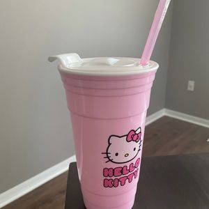 Hello kitty tumbler.
